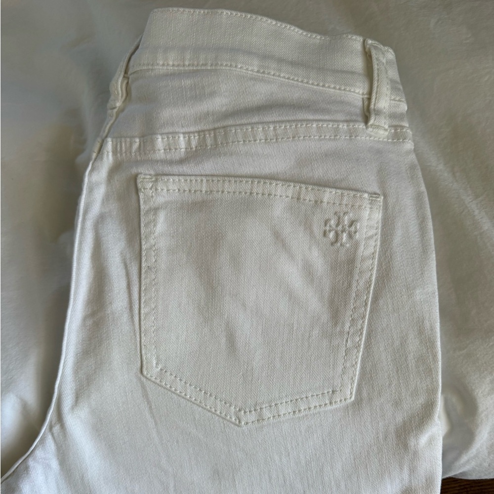 Tory Burch White Denim Jeans